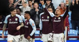 Donyell Malen (right) scored Aston Villa's second in a 2-0 win over Maccabi Tel Aviv