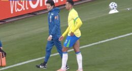 Gabriel Magalhaes was substituted by Brazil with an injury against Senegal on Saturday