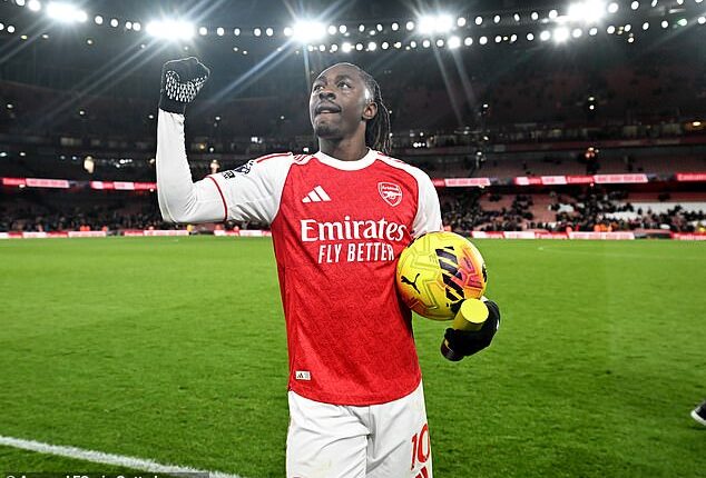 Eberechi Eze was at his pulsating best as he scored a hat-trick against Tottenham on Sunday