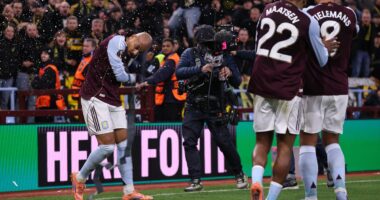 Aston Villa win overshadowed as Donyell Malen left bleeding by object thrown from crowd
