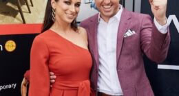 The Block's Jesse Raeburn and Mel Manson (both pictrued) have welcomed baby number three