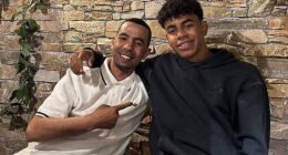 Lamine Yamal's father Mounir Nasraoui has hinted that he's engaged to his 23-year-old girlfriend