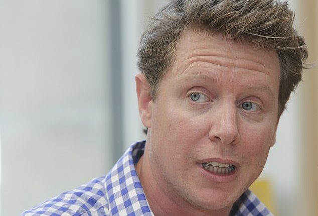 Barefoot Investor Scott Pape (pictured) has criticised a short-term lending company for using newlyweds as promotional props to spruik its products