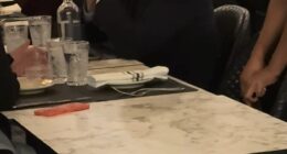 Former President Joe Biden is shown eating at Carbonara Italian restaurant in a set of Instagram stories and videos posted by the eatery, located at 3865 Wilson Blvd, Arlington, Virginia 22203