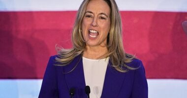 New Jersey voters elected Democratic gubernatorial candidate Mikie Sherill to be the state's second female governor and first female Democrat to have the job. She gave a victory speech Tuesday night in New Brunswick