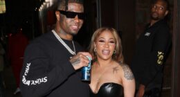 Blueface & Hazel E Spark Reactions After Locking Lips During Cozy Dinner Date