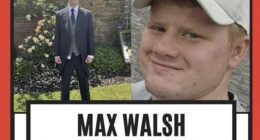 A missing appeal posted on social media after Max Walsh went missing on Thursday