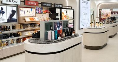 Boots' new boutique fragrance hub at Broadgate, London.