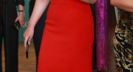 The Marie Claire Women of the Year Awards kicked off on Thursday night with some candid moments captured on camera. Pictured: Brittany Higgins