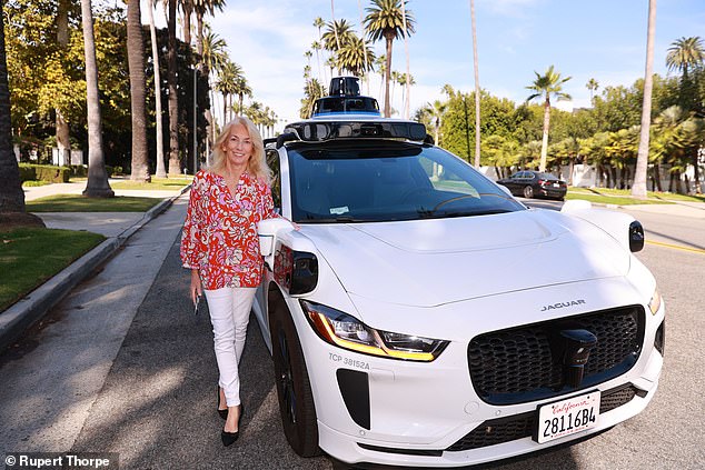 Caroline Graham took a trip around Beverly Hills, Los Angeles in the autonomous taxi Waymo