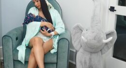 Cardi B has shared the first photos of her newborn son, her first child with boyfriend Stefon Diggs but fourth overall