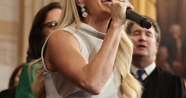 Carrie Underwood was reportedly 'not happy' that she was forced to wear an off the rack dress for her performance at Donald Trump's 2025 Presidential Inauguration