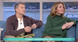 Cat Deeley was left stunned after Peter Kay called her out for an interview habit in the middle of a live chat on This Morning - leaving fans thrilled