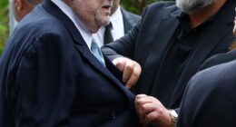 Actor Russell Crowe was one of the first to offer his condolences. Pictured with John Laws