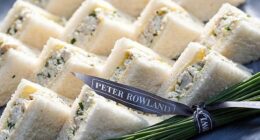 The famous Peter Rowland chicken sandwich that gets everyone talking at the Melbourne Cup is one you can now make at home