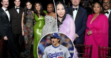Celebs follow thrilling Dodgers game at black-tie gala