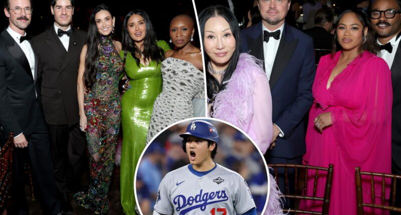 Celebs follow thrilling Dodgers game at black-tie gala