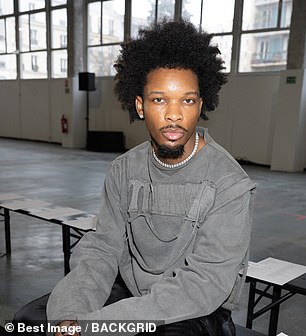 D4vd has not spoken publicly since Rivas was found dead (pictured March 2025 in Paris)