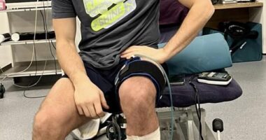 Mateo Kovacic showed off a fresh new look as he posted an injury update to social media