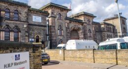 A manhunt has been launched for an Algerian prisoner who was released by mistake from Wandsworth prison (file photo)