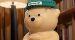Chaos has erupted over Starbucks' new bear-shaped cups... as fans lined up in the middle of the night and waited hours, only to accuse the workers of apparently hoarding them