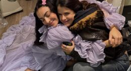 Charli XCX, 33, has revealed behind the scenes of a new music video for her latest song which is set to feature in the film adaptation of Wuthering Heights (pictured on set in a lilac dress)