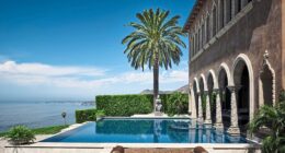 Cher’s 16,000 square-foot mansion is for sale – and yours for $75 million. It has seven bedrooms, nine bathrooms, a meditation room and gym, a courtyard with a fountain and a stunning infinity pool delivering panoramic views of the Pacific.