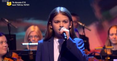 Tom Fletcher stunned viewers during an emotional performance with his nep baby son Buzz during this year's Children In Need