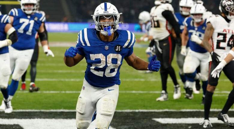 Colts RB Jonathan Taylor's Berlin Hat Trick Puts Him on Historic NFL Pace