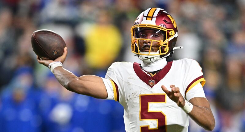 Commanders Get Good News on QB Jayden Daniels' Elbow Injury