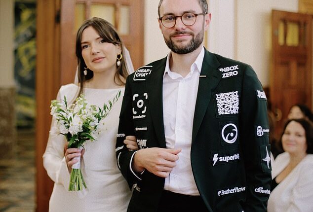 When Dagobert Renouf, 36, an entrepreneur from France , married Anna Plynina in October, he wasn't sure how he'd be able to afford it