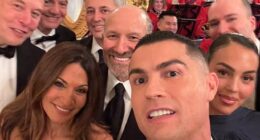 Cristiano Ronaldo took a selfie alongside Elon Musk and many powerful figures in Washington