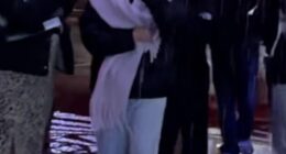 Cruz Beckham treated his little sister Harper to a trip to Winter Wonderland on Thursday night, even in the pouring rain