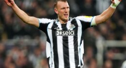 Dan Burn’s thunderous header helps Newcastle to win over Athletic Bilbao