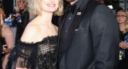David Harbour's ex-girlfriend, actress Alison Sudol, has revealed the devastating emotional collapse she suffered in the aftermath of their split (pictured together in 2018)