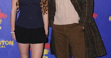 David Tennant made a rare appearance with daughter Olive as they attended the opening night of Paddington: The Musical at London's Savoy Theatre on Sunday