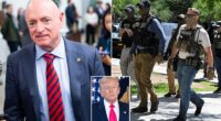 Democrat Senator Mark Kelly is urging federal immigration agents to 'stand up' to President Donald Trump 's deportation orders as his administration is targeting new crackdown efforts. 'You can't be told to violate people's constitutional rights. People have to stand up and say, no, I'm not going to do that,' Kelly told Deseret News of federal immigration agents. 'I'd like to see them wearing an ID, not wearing masks and telling Stephen Miller, or Kristi Noem that we will follow the law and there are limits to what we will do. And we're not violating people's constitutional rights,' he added.