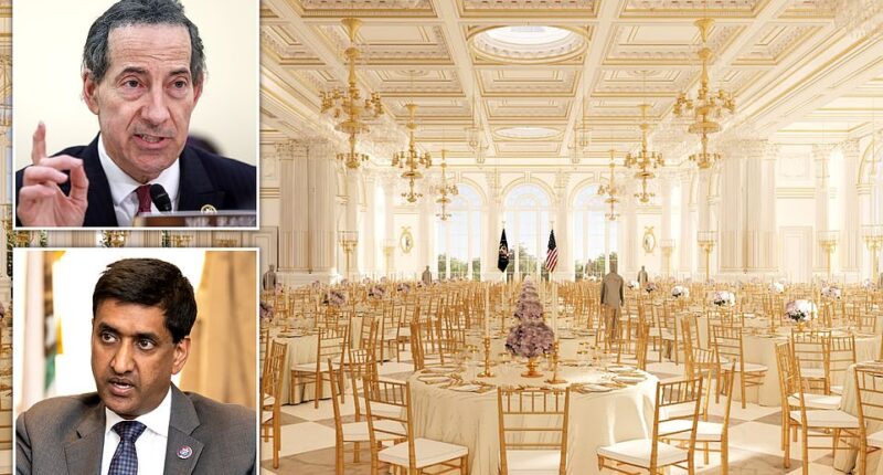 Democrats are licking their lips at the idea of tearing down or repurposing President Donald Trump 's gilded ballroom. NBC News interviewed several potential 2028 Democratic hopefuls, as well as other party members, who all view the ballroom as a potent political issue. Last month, Trump tore down the White House's East Wing, which historically housed the offices of the First Lady, with little oversight or warning, making way for construction to begin on the ballroom so the $300 million project could be completed before the end of his term.