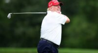 Donald Trump showed off his impressive talent on the golf course once again this week