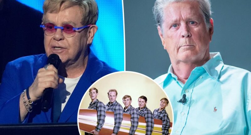 Elton John throws fit backstage before honoring Brian Wilson at 2025 RHOF