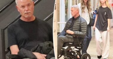 Eric Dane spotted on rare family outing with wife Rebecca Gayheart