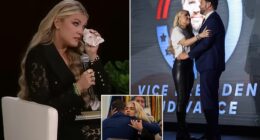 Erika Kirk has revealed what JD Vance whispered in her ear during an intimate hug they shared onstage last month after it sparked intense online speculation. The vice president spoke at a Turning Point event honoring Charlie Kirk at the University of Mississippi on October 29. Kirk was assassinated on September 10 while speaking to college students in Utah before he was shot in the throat. Kirk's widow Erika introduced Vance at the event, where she noted that the VP had 'a little of Charlie in him', highlighting their similarities in compassion and leadership .