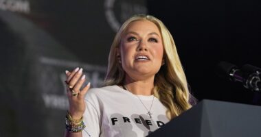 Charlie Kirk's widow Erika Kirk, now the CEO of Turning Point USA, delivered her first college tour public remarks on Wednesday, rallying conservative students at the University of Mississippi. 'Find your voice, you are the courageous generation. My husband believed it to his core,' she said. 'Own it, make him proud.' Erika acknowledged that it had been seven weeks since the horrific day her husband was assassinated at that it was an emotional day for her. 'It can either be your breaking point or your wake up call, essentially, your turning point,' she said, referring to the horrific days that followed. 'Charlie's murder might seem like we're standing in a shadow as if death was the victory meant for the enemy, but looking around in this arena, you are proof that this light of truth burns so brightly,' she added.