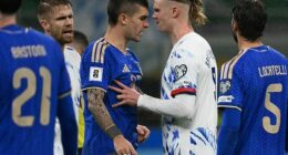 Erling Haaland says Italy defender Gianluca Mancini 'touched my a***' during Norway's win
