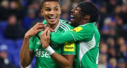 Newcastle thrashed Everton 4-1 to claim their first away with of the season in style