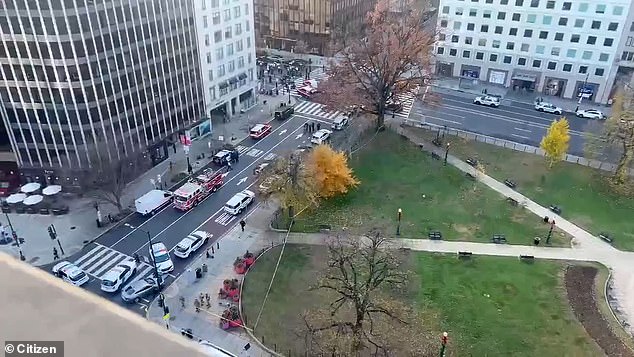 An unnamed shooter opened fire on Wednesday afternoon in Washington, DC, leaving two National Guardsmen in a critical condition