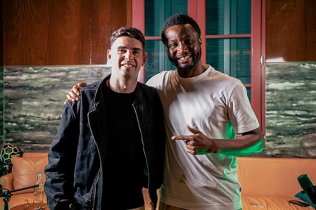 Former Chelsea star Oscar (left, with ex-teammate Jon Obi Mikel) is set to retire after reportedly falling ill in Brazil