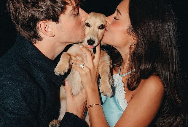 Charles Leclerc has announced his engagement to 23-year-old model Alexandra Saint Mleux