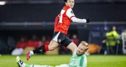Frontman Ayase Ueda slid home following a click counter to put the hosts in front in Rotterdam