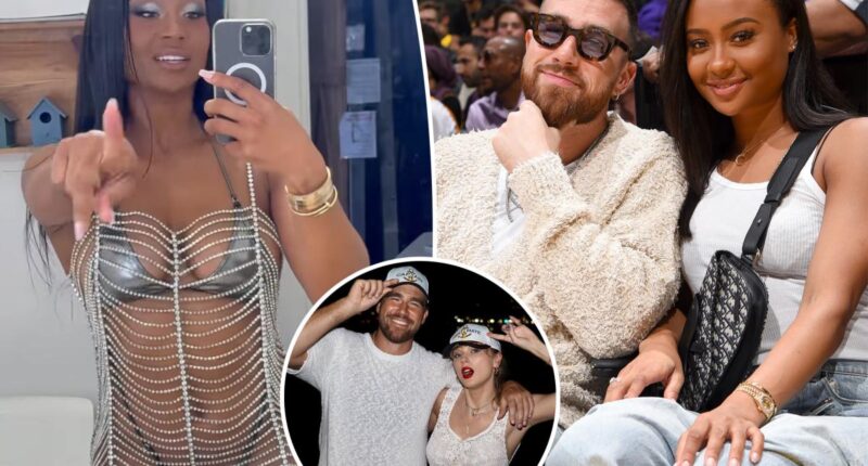 Fans are convinced Kayla Nicole shaded Travis Kelce and Taylor Swift with 'savage' Halloween costume